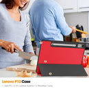 Lenovo Tab P12 TB370 Tri-Fold PU Case [Red] 7