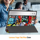 Lenovo Yoga Tab Plus 12.7 TB520 Designer Tri-Fold Case [Graffiti]