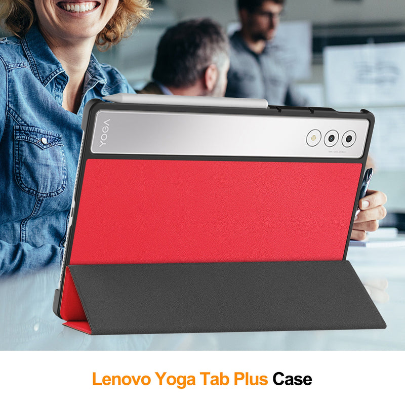 Lenovo Yoga Tab Plus 12.7 TB520 Tri-Fold Case [Red]