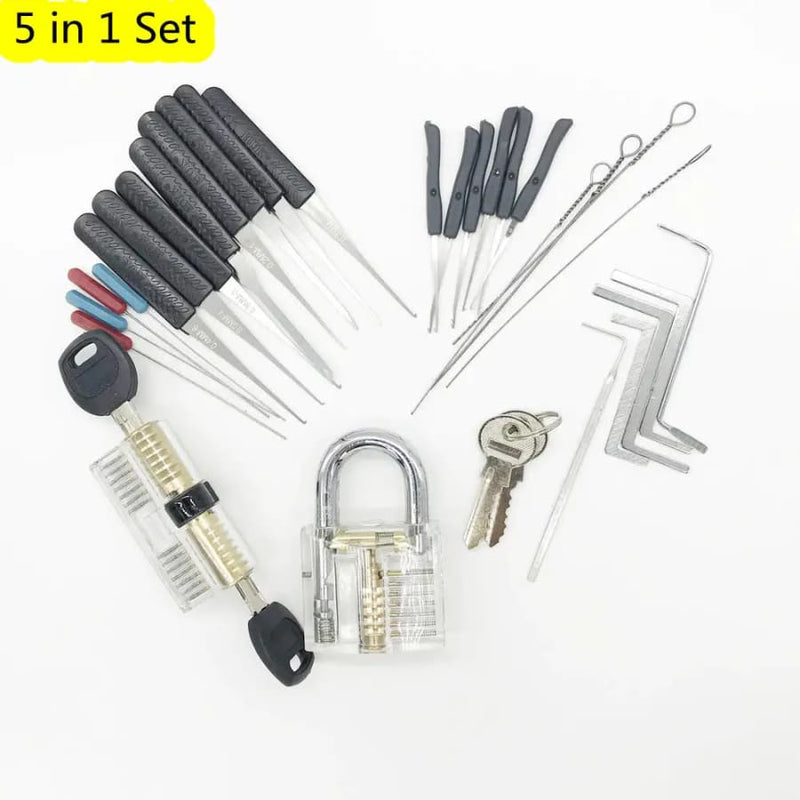 Locksmith Pick Lock -Broken Key Extractor -Transparent