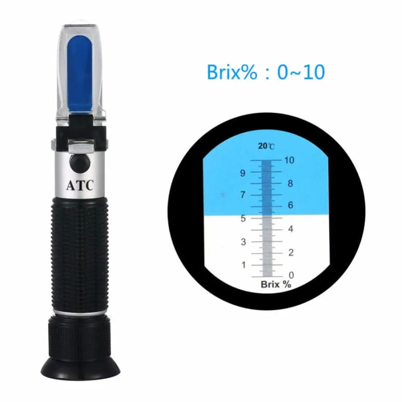 Refractometer Sugar Concentration (0 10% Brix / Accuracy