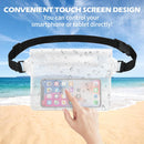 Waterproof Phone Pouch White