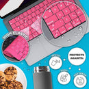 MacBook Air 13 (M4 2025) A3240 Keyboard Cover Skin [Pink] 6