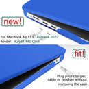 MacBook Air 13 (M4 2025) A3240 Matte Hard Case [DarkBlue] 5
