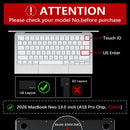 MacBook Neo 13“ (A18 Pro 2026) Keyboard Cover Skin - Touch