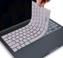 MacBook Neo 13“ (A18 Pro, 2026) Keyboard Cover Skin - Non-Touch ID [Blush]