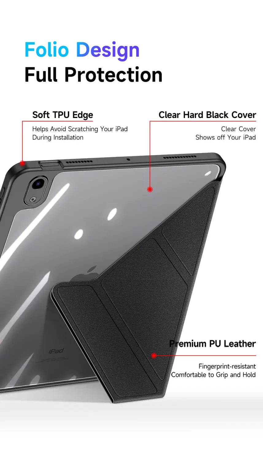 iPad Air 11 / Air 5 / Air 4 Smart Flip Multi Stand Case