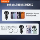 Magnetic Air Vent Phone Mount with 360° Rotation & Hook
