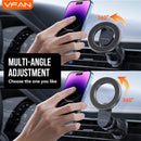 Magnetic Air Vent Phone Mount with 360° Rotation & Hook