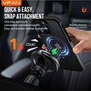 Magnetic Air Vent Phone Mount with 360° Rotation & Hook