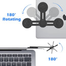 Magnetic Laptop Phone Holder - black 3