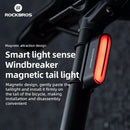 Magnetic Smart Bike Tail Light Rechargeable Rear Light