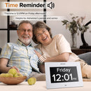 7" Digital Calendar Clock with 8 Alarm/Medication Reminders
