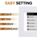 7" Digital Calendar Clock with 8 Alarm/Medication Reminders