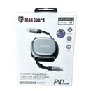 Maxguard 1m 240W Type-C to C Cable MR01CC 1