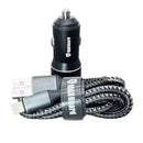Maxguard 3.1A 2 USB car charger with USB-A to Lightning
