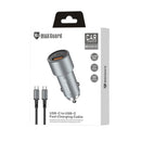 Maxguard 38W USB A + C car charger with Type-C to C combo