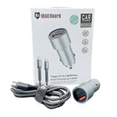 Maxguard 38W USB A + C car charger with Type-C to Lightning