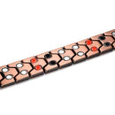 Mens Vintage Red Copper Double Row Magnetic Healthcare