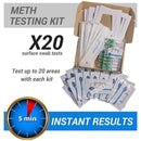 Meth Test Kit - 20 x Instant On-site Test Kits (For