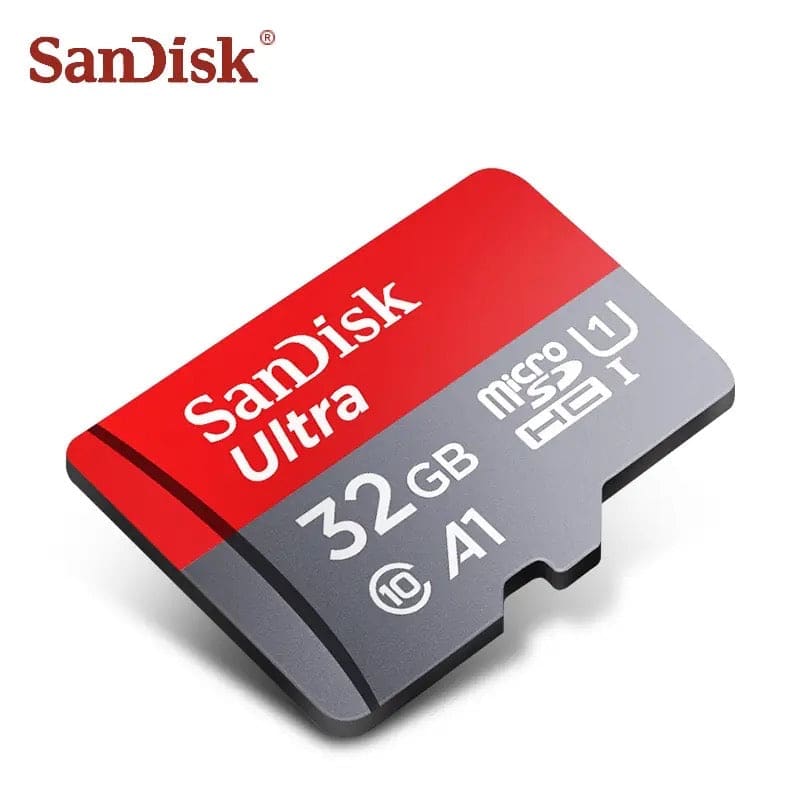 Micro SD Memory Card & Adapter - SanDisk (32GB)
