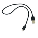 Micro USB Cable - 50cm (Black) - Electronics Accessories