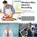 Microphone Dual Lapel Microphone for iPhone Ipad Android Pc