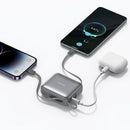 Mini Power Bank Built-in Type-C & Lightning Cable Digital