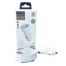 Mobigo 38W 2 UAB car charger with Type-C to Lightning combo