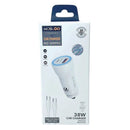 Mobigo 38W USB A + C car charger with Type-C to C combo