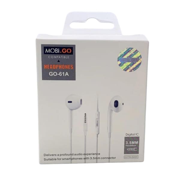 Mobigo GO-61A Earphones (extra bass)