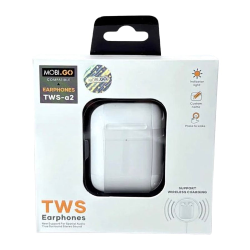 Mobigo True Wireless Stereo Earphones TWSA2 Phone/Tablet