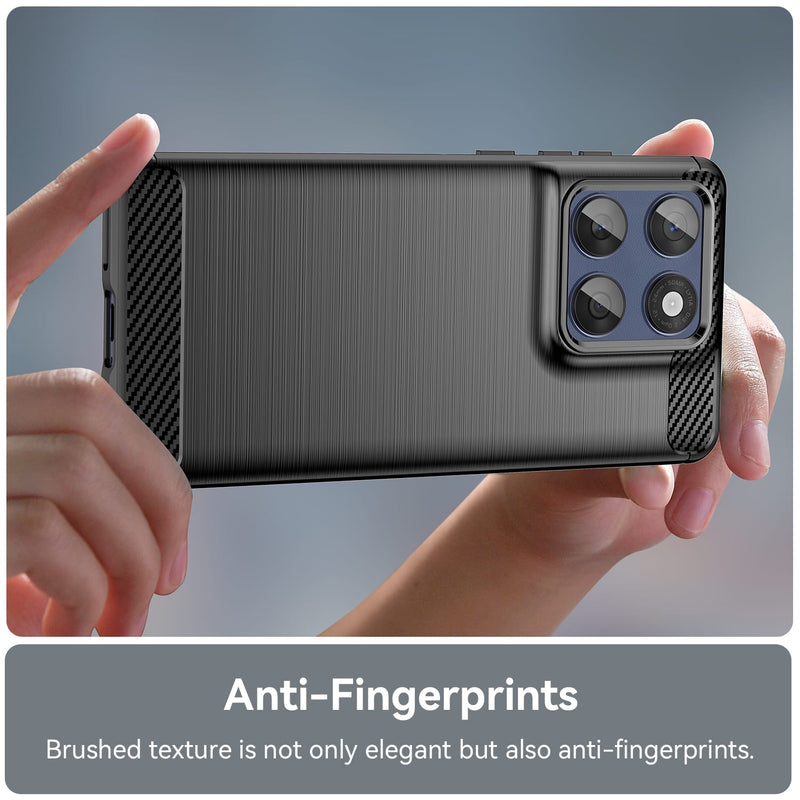 Moto Edge 60Fusion Carbon Fibre Brushed Case [Black]