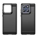 Moto Edge 60Fusion Carbon Fibre Brushed Case [Black]