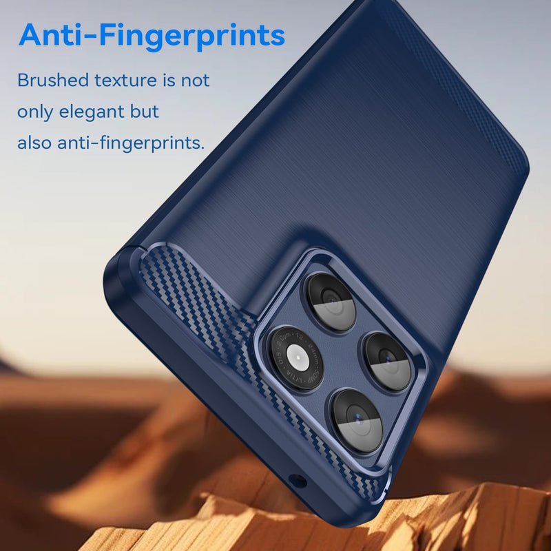 Moto Edge 60Fusion Carbon Fibre Brushed Case [Navy]