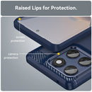 Moto Edge 60Fusion Carbon Fibre Brushed Case [Navy]