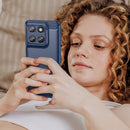 Moto Edge 60Fusion Carbon Fibre Brushed Case [Navy]