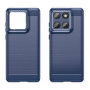 Moto Edge 60Fusion Carbon Fibre Brushed Case [Navy]