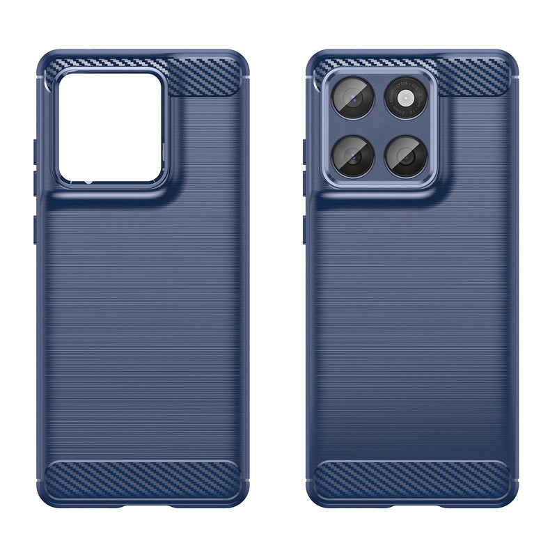 Moto Edge 60Fusion Carbon Fibre Brushed Case [Navy]