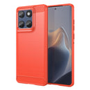 Moto Edge 60Fusion Carbon Fibre Brushed Case [Red]
