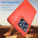 Moto Edge 60Fusion Carbon Fibre Brushed Case [Red]