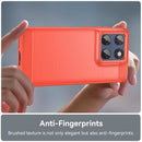 Moto Edge 60Fusion Carbon Fibre Brushed Case [Red]