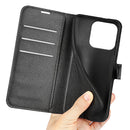 Moto Edge 60Fusion PU Wallet Case [Black]