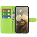 Moto Edge 60Fusion PU Wallet Case [Green]