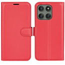 Moto Edge 60Fusion PU Wallet Case [Red]