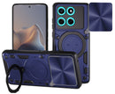 Motorola Moto Edge 60Fusion Ring Kickstand Case w/ Camera Cover [Navy]