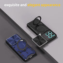 Motorola Moto Edge 60Fusion Ring Kickstand Case w/ Camera Cover [Black]