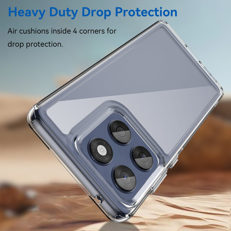 Motorola Moto Edge 60Fusion Soft TPU Bumper Case [Clear]