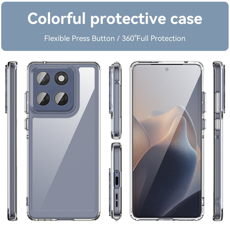 Motorola Moto Edge 60Fusion Soft TPU Bumper Case [Clear]