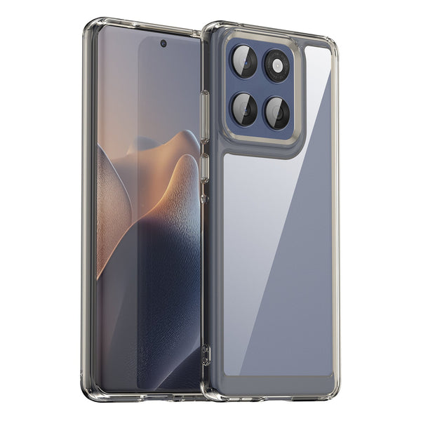 Motorola Moto Edge 60Fusion Soft TPU Bumper Case [Clear Grey]